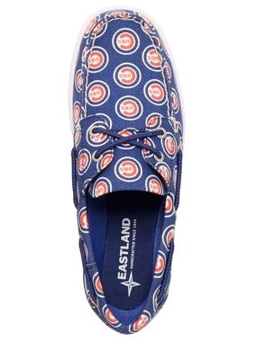 Chicago Cubs Eastland Blue Summer Boat Shoes NWOT